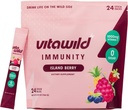 Immunity + hydrotion אלקטרוליט משקאות | Elderberry & Zinc Immune Support hydrotion Packets | ויטמין C 1000mg | Immune Support Supplement