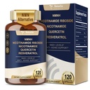 Totaria NMNH (Dihydronicotinamide Mononucleotide), NMN תוספת תוספת תוסף W / Niacinamide (Vitamin B3), Quercetin, Trans-Resveratrol, תמיכה NAD+, Skin Cell Health *, Anti-Aging & Energy, 120s Capstin, Trans-Resveratrol, תמיכה NAD+, Skin Cell Health *, Skin Cell Health *, Anti-Aging & Energy, Anti-Aging & Energy, 120s, 120s, 120s Caps, 120s, 120s, 120s, 120ske