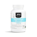 365 על ידי Whole Foods Market, Magnesium Glycinate Tablet, 400 MG, 90 Count