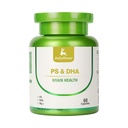 Magnesium L-threonate -100 מ"ג, DHA 100 מ"ג, Phosphatidylserine-40 מ"ג, Magnesium Complex תוספי מזון לילדים מבוגרים לבריאות המוח ותמיכה קוגניטיבית לשפר את המוח - 60 קפסולות