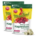 Mega Food להירגע + Calm Magnesium תוסף - Soft Chews עם Magnesium Citrate & Malate לבריאות הלב, שריר Tension & More - Vegetarian - Strawberry Flavor - 30 Chews per Pack (2 Pack)
