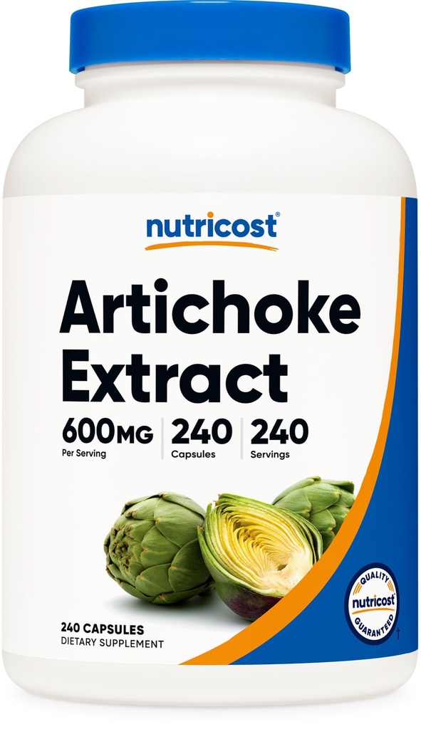 מזון זול Artichoke לחלץ 600 מ"ג, 240 קפסולות צמחוניות - Gluten Free, non-GMO