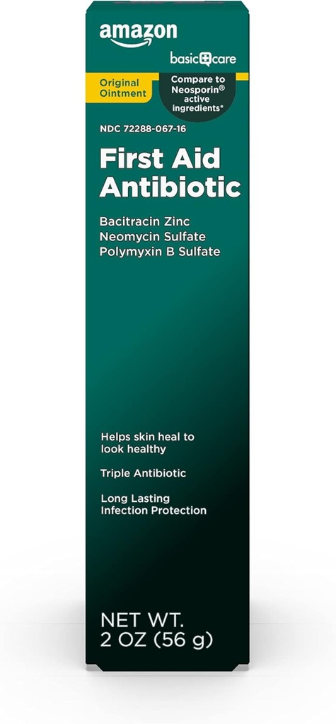 טיפול בסיסי עזרה ראשונה Antibiotic Ointment, 2 אונקיה (Pack of 1)