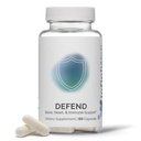 InfiniWell Defend Bone & Immune Support Supplement - ויטמין A, D3 & K2 תוסף - רכיבים ביו-זמינות בצורות מזון יעילות - כוח עצם עזרה, בריאות הלב ועוד (60 קפסולות)