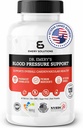 Dr Emery’s Blood Pressure Support Supplement with Magnesium, Zinc, ויטמין D3, & Potassium, טבעוני-approved, Sugar-Free, פורמולה על ידי תרופות קליניות, 120 קפסולות, 30 יום אספקה