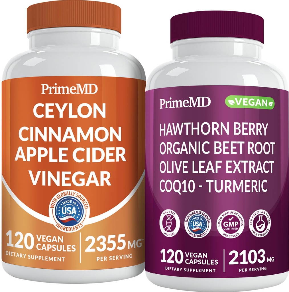 Ceylon Cinnamon (1pk) ו Nitric Oxide (1pk) תוסף Bundle - ויטמין פוטנט ללב, מטבוליזם, איזון, Circulatory, Lipid, ו- Immune Support - Non-GMO, טבעוני, Gluten-Free-Free Gluten-Free-Free Gluten-Free-Free-Free Gluten-Free-Free-Free Gluten-Free-Free-Free-Free-Free