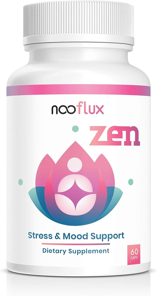 Immune Support Supplement - Stress Relief & Mood Support - Ashwagandha Rhodiola Rosea Kava L Theanine Saffron - Zen