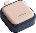 Small Pill Case Sweet, Pill Box - Acedada Travel Daily PillPSKer, Portable Pretty Container for Purse Pocket, קומפקטי תרופה הולדר עבור ויטמינים, שמן דגים, תוספים, ורוד