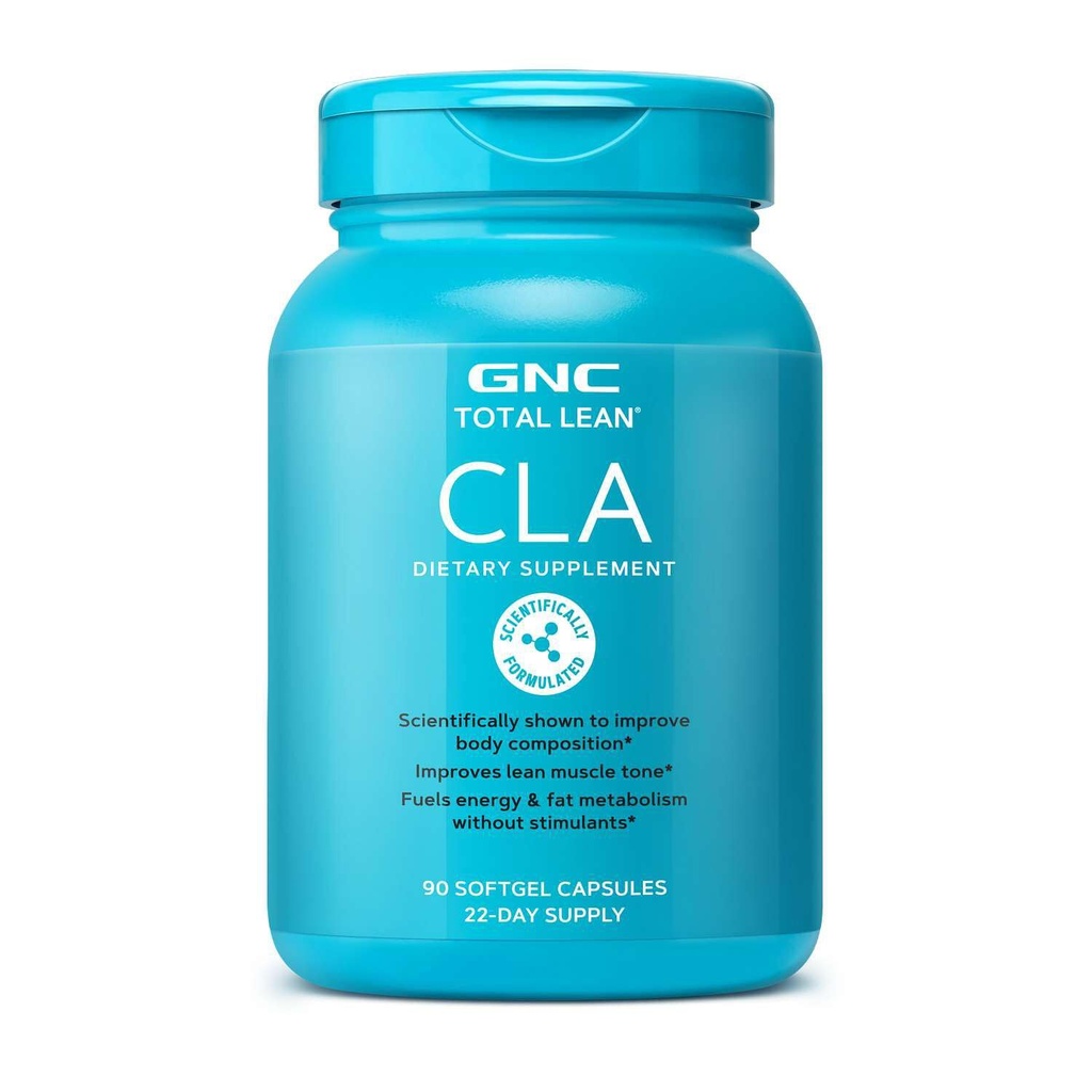 GNC Total Lean CLA | משפר את הגוף ואת Lean שריר טונה, דלקים מטבוליזם שומן ואנרגיה ללא Stimulants