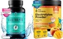 KEY NUTRIENTS hydrotion & Energy Electrolyte Bundle - טבליות אלקטרוליטטיות & טרופי Peach מנגו Multivitamin אבקת, סוכר חינם