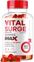 Vital Surge - Vital Surge for Men Gummies, Vital Vita Surge מקס כוח מקסימלי 1050 MG, VitalSurge תוספת תמיכה חניכיים מתקדם פורמולה, Premium Gomitas (60 מסטיקנים)