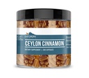 Earthborn Elements Ceylon Cinnamon 200 קפסולות, Pure & Undiluted, No Additives