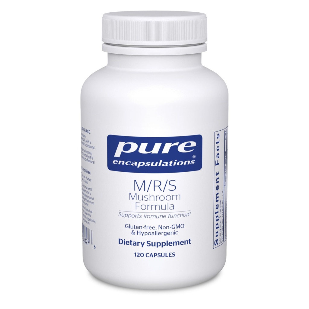 טהור Encapsulations M / R / S Mushroom Formula | תוסף Hypoallergenic מקדם בריאות החיסון ומספק תמיכה פיזיולוגית רחבה-Spectrum