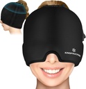 גל Ice Migraine Head Relief Cap, מתואם Headache Cap Migraine עם איפור כל הראשים, Cold Compression Migraine הקלה Cap for Tension, Stress, Sinus, Puffy Eyes, Hot/Cold Therapy