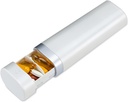 Betife Travel Pill Productionser Weekly 7 Day, קומפקטית כל יום Pill Box, Portable Medicine Case, Pill Holder עבור תוספי ויטמינים, Drawer-Shaped Pills מארגנת (Pearl White)