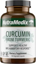 NutraMedix Curcumin - 500mg Turmeric קפסולות - מקדם תגובה דלקתית בריאה, מערכת החיסון, המוח, הלב והחיה תמיכה (120 קפסולות)