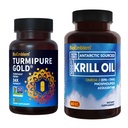 Bio Emblemאנטארקטי שמן קריל שמן תוספת Turmeric Curcumin עם קלינית למד TurmiPure