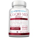 מוסמך מדע ® CoQ10 MD - תוספת כוח 300 מ"ג טהור CoQ10 עם bioperine® for Faster Absorption - תמיכה אופטימאלית - 3 חודשים אספקה