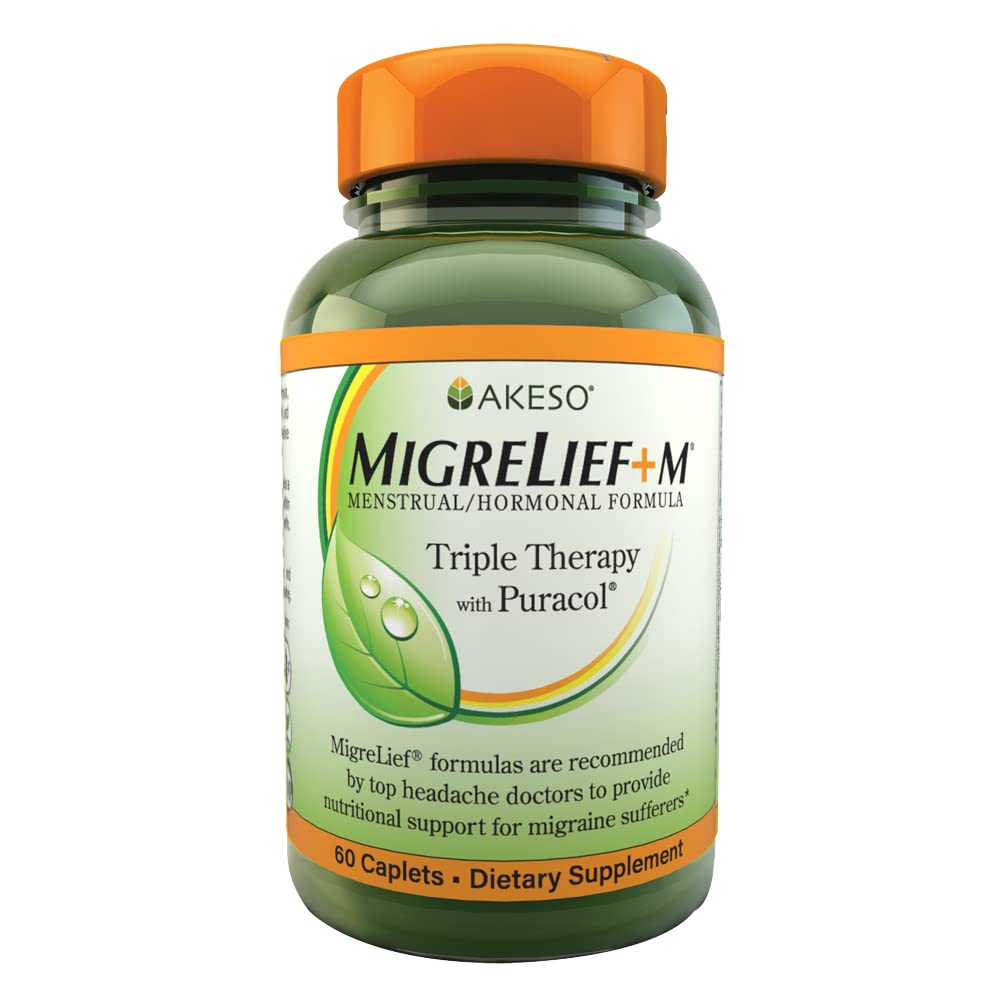 MigreLief+M - תוספת תמיכה תזונתית מתקדמת לבריאות הנוירולוגית של נשים ונוחות ראש - 60 קפסולות (1-Month Supply)