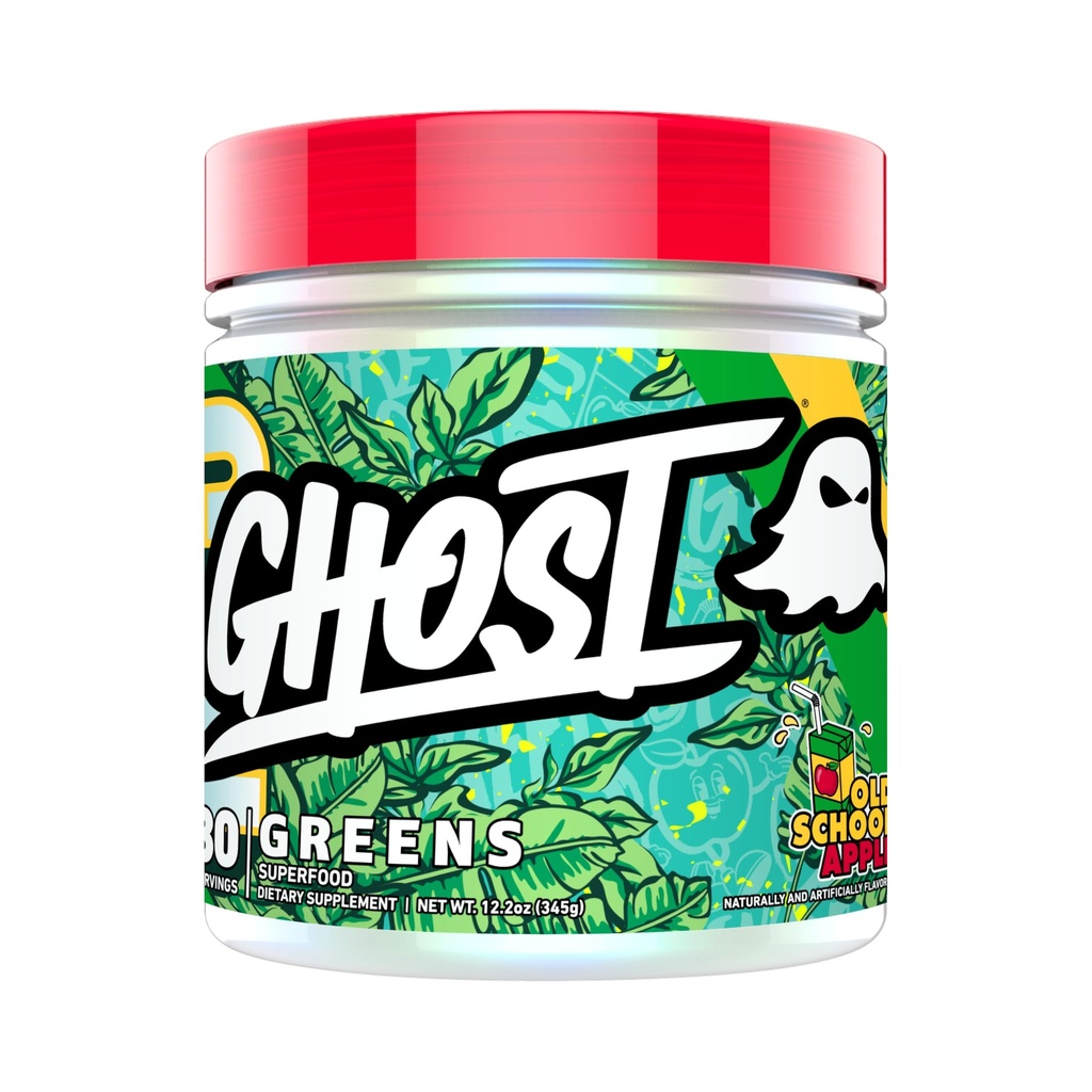 Ghost Greens Superfood אבקת, בית הספר הישן אפל - 30 משרתים - 19 Super Greens & Reds, פירות, ירקות, Spirulina, & Chlorella, Prebiotics, 10 מיליארד CFU Probiotic & Digestive Enzy - Soy-Free-Free-Free Enzy - Soy-Free-Free-Free-Free-Free Enzymes - Soy-Free-Free Soy-Free-Free-Free-Free Soy-Free-Free-Free-Free-Free-Free-Free-Free-Free Soy-Free-Free Enzy