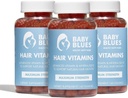 Baby Blues Postpartum Hair Loss ויטמינים - Full Hair Cycle Pack - עם Biotin, Collagen & Folate