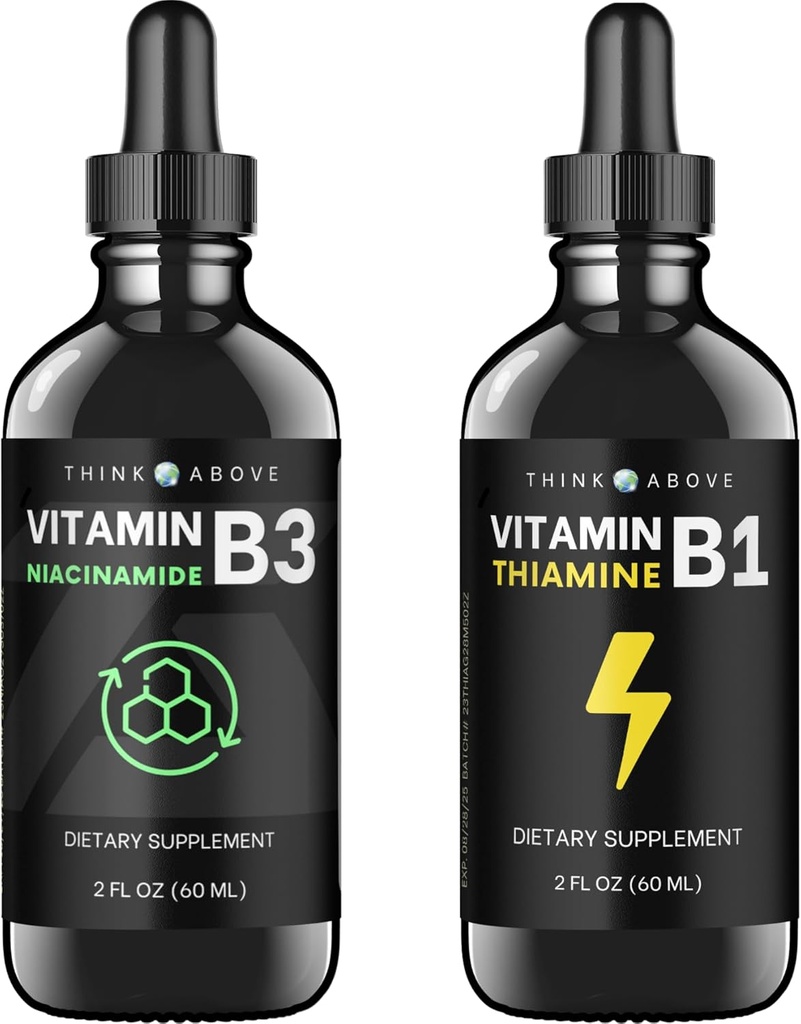 ויטמין נוזלי B3 + ויטמין נוזלי B1-2oz 60 מ"ל לכל בקבוק