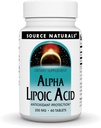 מקור Naturals Alpha Lipoic Acid 200 מ"ג תומך במטבוליזם סוכר בריא, Liver Function & Energy Generation - 60 טבליות