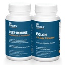 Dr. Tobias Digeststarter Bundle עם קולון 14 יום ניקוי ו Deep Immune Probiotics & Prebiotics