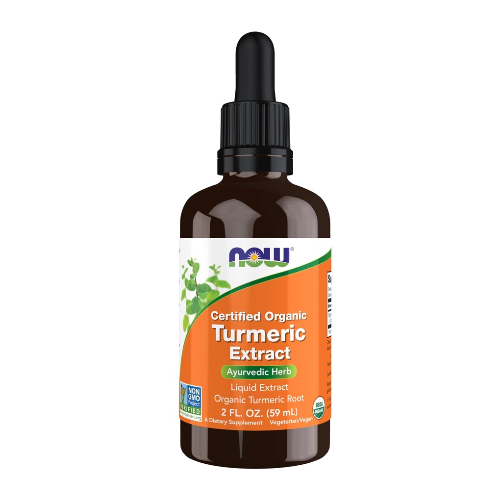 עכשיו מזונות תוספי מזון, מזון טורקימי מוסמך, Ayurvedic Herb, תמצית נוזלי, שורש Turmeric Root 2 נוזל