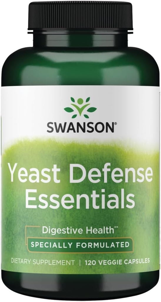 סווונסון Yeast Defense Essentials 200 מיליון Cfu 120 קפסולות Veg