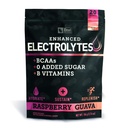הגדלת פוליקת אלקטרוליטה Stick Packs (Raspberry Guava | 20 Packets) w / 0 סוכר +BCAAs +B-Vitamins Electrolyte תוספת wassium Zinc & Magnesium עבור הידרציה - Keto אלקטרוליטטס