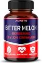 Bitter Melon כמוסות - משופרת עם Berberine Ceylon Cinnamon עבור Circulation Wellness ו Immune function (90 Count (Pack of 1))