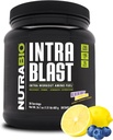 NutraBio Intra Blast Bcaa אבקת Amino Acid תוספת, אלקטרוליטה ו hydrotion בלנדר, Intra, Pre Workout & שריר התאוששות, 20g Eaa Amino Acids אבקת, 5g Glutamine- Blueberry לימונדה, 30 המשרתים, 30 המשרתים.