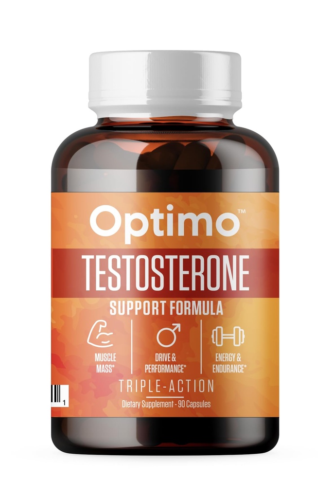 טסטוסטרון Booster תוספת לגברים ונשים 9 Key Ingredients Tongkat Ali, Tribulus, Fenugreek, Ashwagandha, Maca, Boron, Zinc, VIT D, DAA - 90 קפסולות