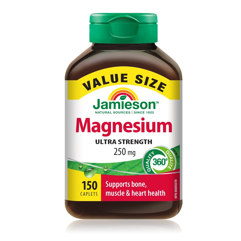 ג'יימיסון Magnesium 250 מ"ג, 150 caplets Value Size