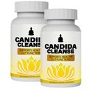 CandiFresh Candida Cleanse - Gut & Colony Support, Natural Herbal Formula, Include Oregano Leaf, Wormwood, Black Walnut, Caprylic Acid-1, 60 קפסולות (2)