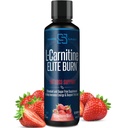 L-Carnitine Elite Burn Liquid Keto Fat Burner and Metabolism Activator - Fat Loss Support Keto Friendly Weight Loss להגביר את האנרגיה - Stimulant Free - Strawberry Blast 3000mg (32 משרתים)