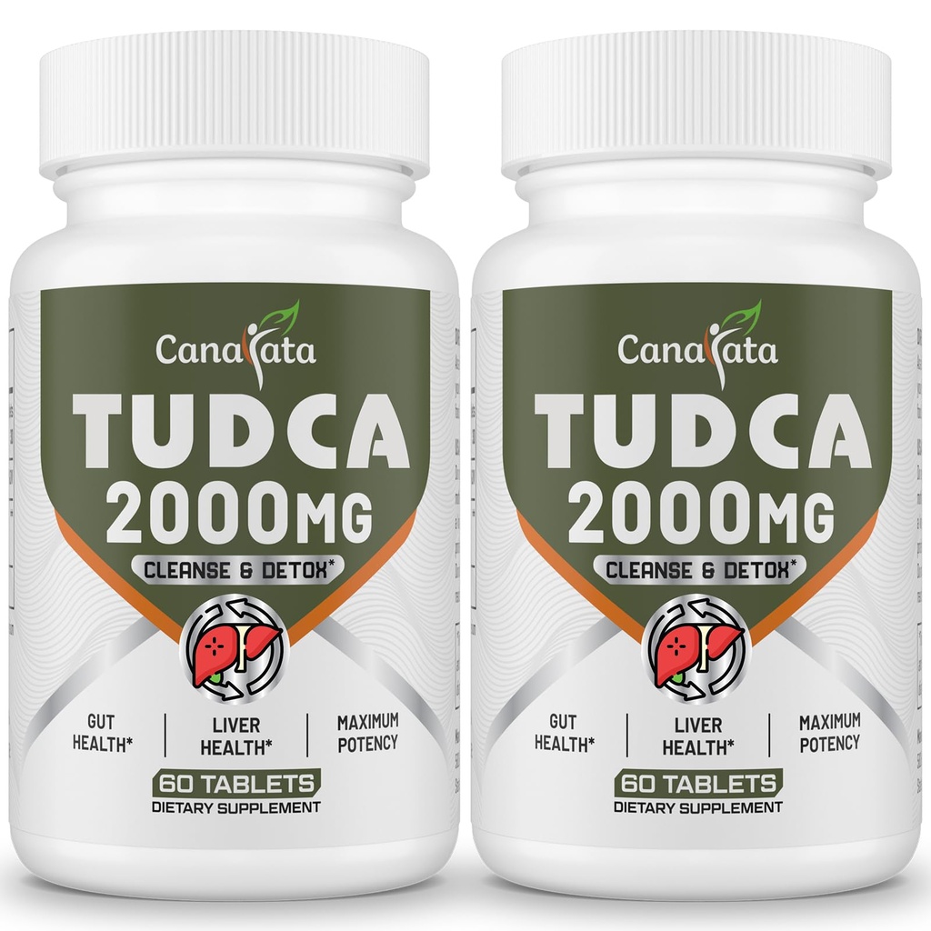 TUDCA Liver תוספי 2000mg - Strong Bile Salts Support Liver Detox & ניקויse - Liver and Gallbladder Health Formula-Easy to Swallow Tablet 60 ימים אספקה