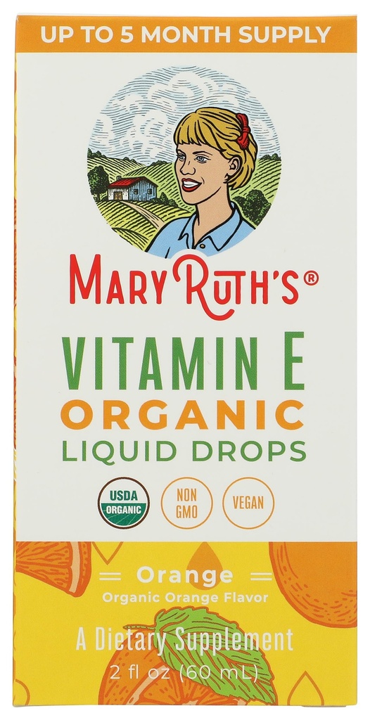 Mary Ruth's Organic ויטמין E Drops 2 Fz