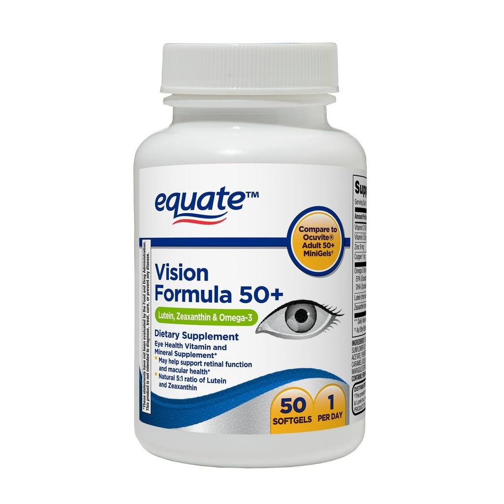 Convergence Vision Formula 50+ Soft Jacks Dietary, 50 Count