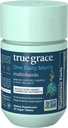 True Grace One Daily Men's Multivitamin Fermented מינרלים, הסתגלות אורגנית ו- Mushrooms Whole Body Balance Immune, Endurance, Bone & Heart Support - Non-GMO, Gluten Free - 30 טבליות טבעוניות