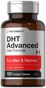Horbäach DHT מתקדם תספורת פורמולה | 120 טבליות | Non-GMO ו- Gluten Free Hair Formula Band with Saw Palmetto, Kudzu ו- Fo-Ti