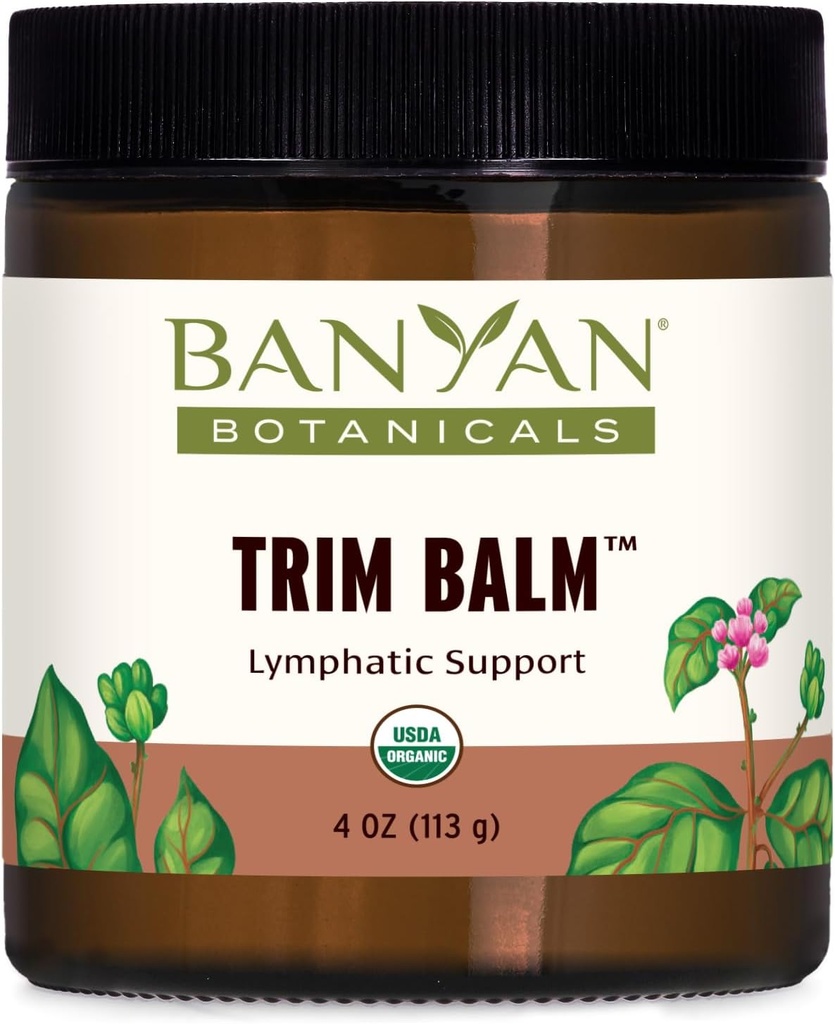 Banyan הבוטנים Trim Balm - אורגני מוסמך, 4 oz - Chitrak ו Guggulu מגביר מטאבוליזם