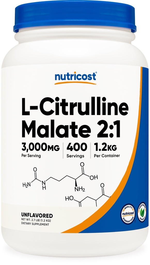 אבקת L-Citrulline Malate (2:1) 1.2KG