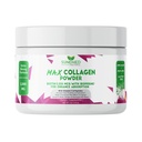 Max Collagen Plus C (30 יום אספקה) - כל אבקת קולאז'ן טבעי עם ביוטין ו Bioperine כדי להגביר את ה- Anti Aging hydrotion & Skin Firmness - 500 מ"ג ויטמין C - חיזוק עצמות וציפורים