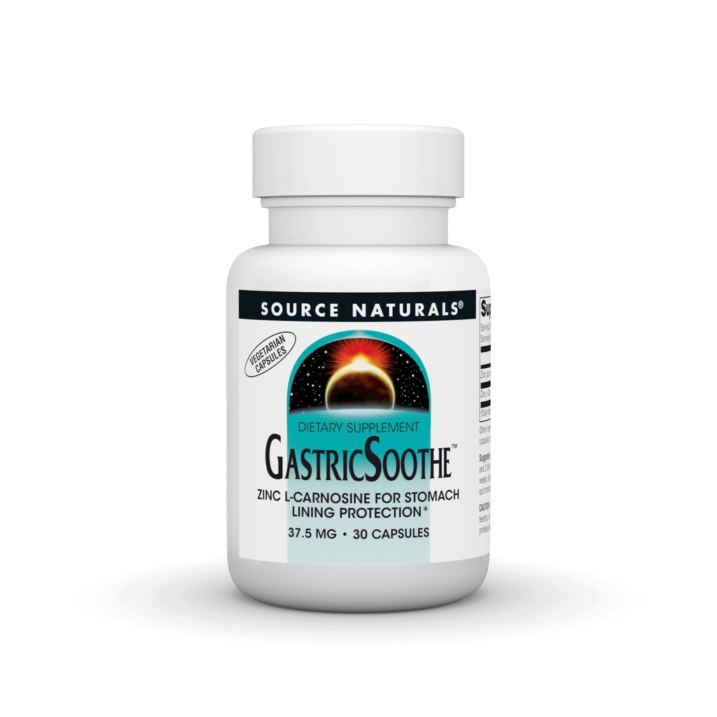 מקור Naturals GastricSoothe Zinc L-Carnosine * 30 Veggie Caps