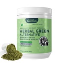 Animal Essentials Herbal Green Alternative for Dogs & Cats - Super Greens אבקת Herbal תוספת עם Spirulina, Antioxidants, Chlorophyll - 12 Oz