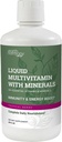 כדור הארץ הרמוני נוזלי Multivitamins עבור נשים וגברים (Tropical Berry Flavor) - 30 + ויטמינים נוזליים, מינרלים & אורגני Antioxidant בלגן - בוקר Multivitamin for Immune Support and Energy - 32 Fl Oz