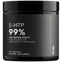 Toniiq Ultra High Power 5HTP קפסולות - 99%+ Highly Purified and Bioavailable - 12:1 ריכוזי הפקה - 200mg - 90 Veggie קפסולות