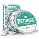 Deckiez Energy Pouches, 5 Cans (100 Pouches), תוסף סוכר חינם קפאין, קפה Pouches & אנרגיה לשתות אלטרנטיבי, 50 מ"ג Caffeine Pouches, Wintergreen Flavor